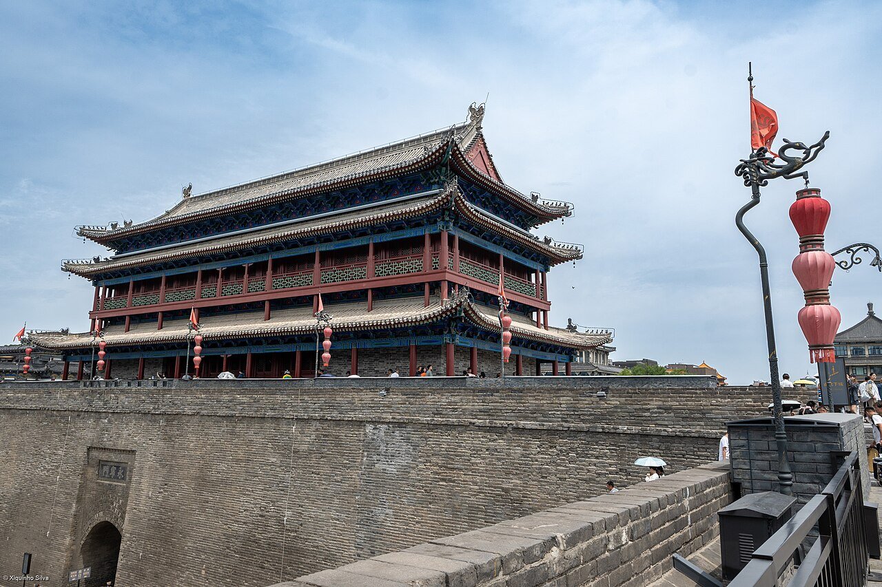Area photo: Yongningmen South Gate square and vibrant heritage streetscape near Eastern House