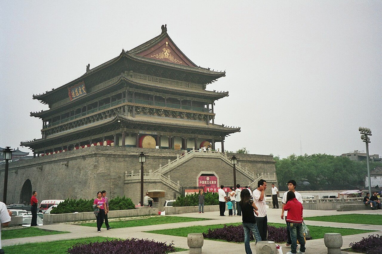 Area photo: Historic drum tower and central square inside Xi’an ancient city wall near Sofitel